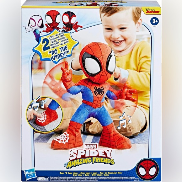 Spidey and his Amazing Friends Marvel Dance 'N Crawl Spidey NIB Unisex - Picture 1 of 10